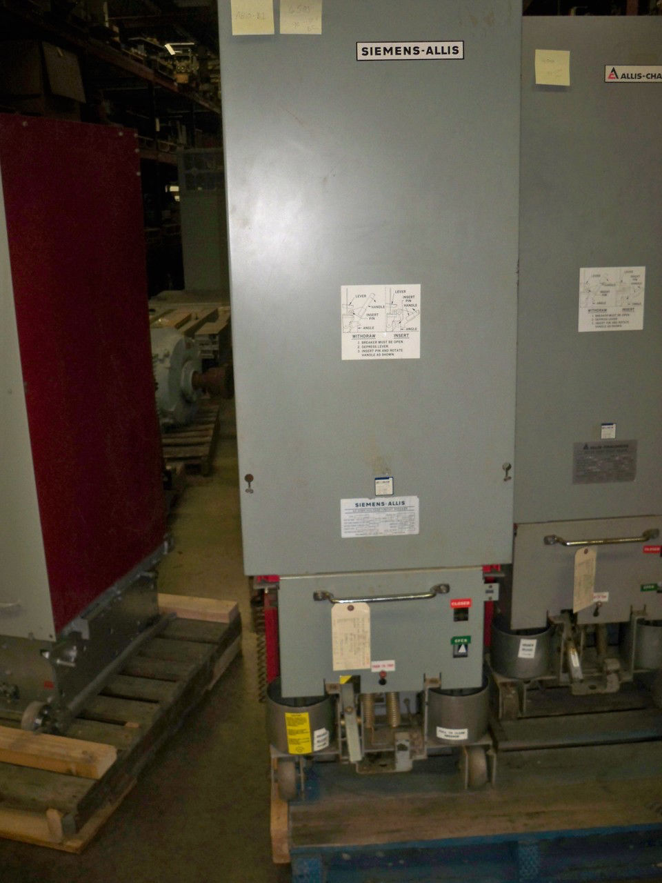 Picture of MA350C1 Siemens-Allis 5KV 1200A EO/DO Air Circuit Breaker