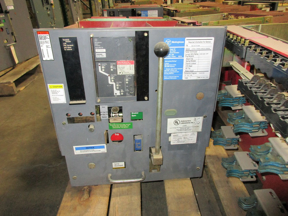 Picture of DSL-206 Westinghouse Air Breaker 600V 800A 1200A Fuses MO/DO LSI