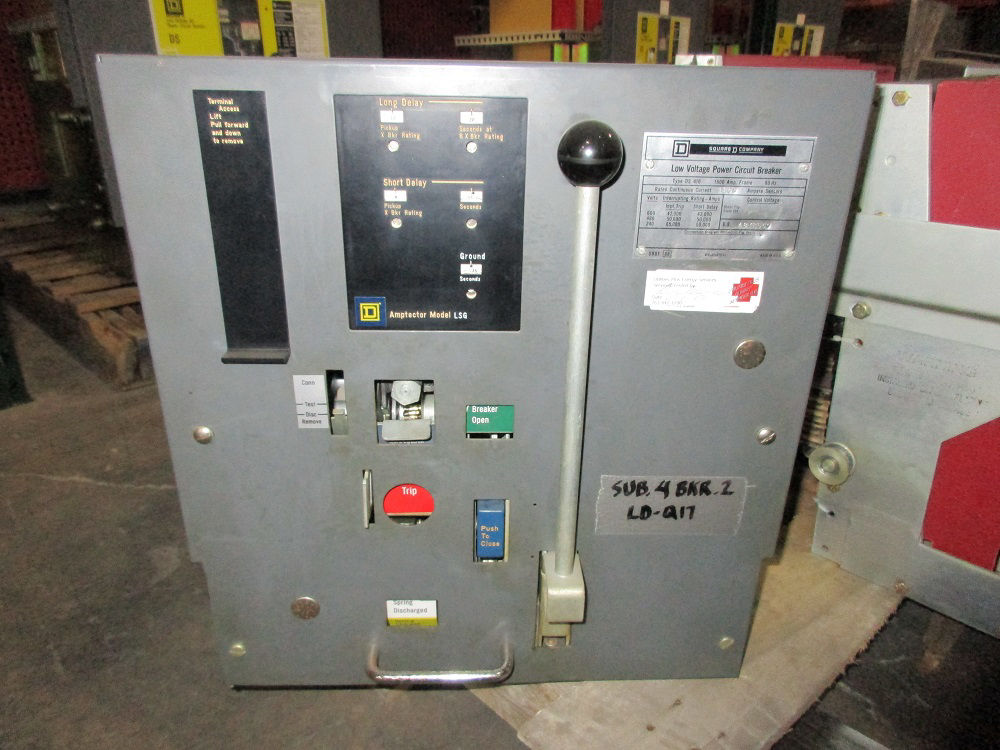 Picture of DS-416 Square D Air Breaker 600V 1600A MO/DO LSG