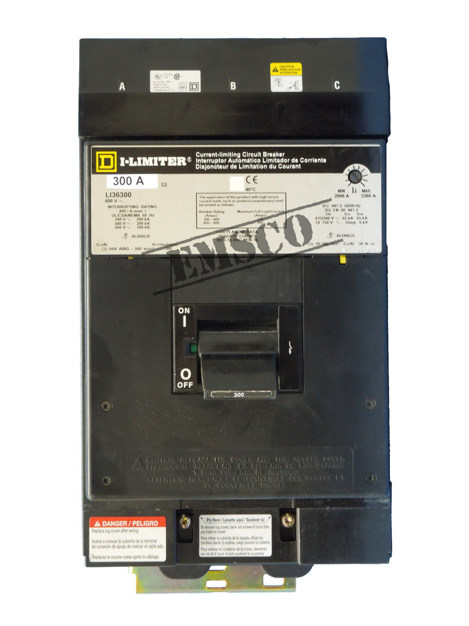 Picture of LI36300 Square D I-Line Circuit Breaker