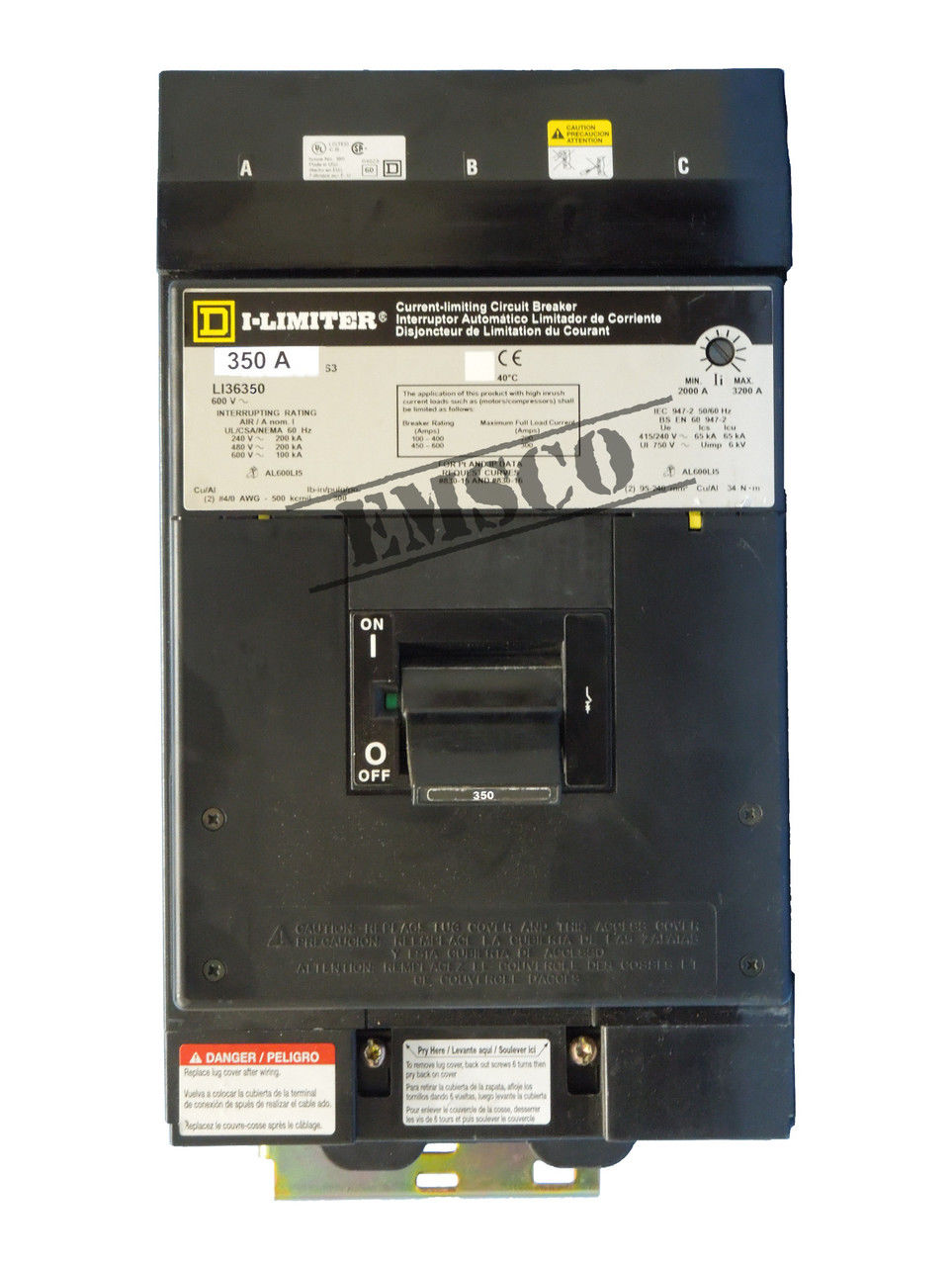 Picture of LI36350 Square D I-Line Circuit Breaker