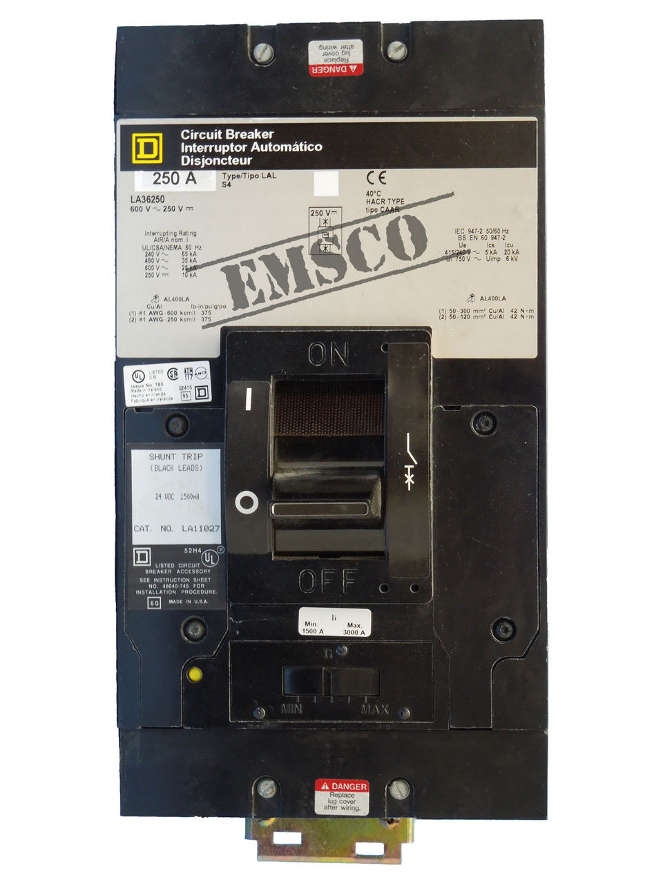 Picture of LA36250 Square D I-Line Circuit Breaker