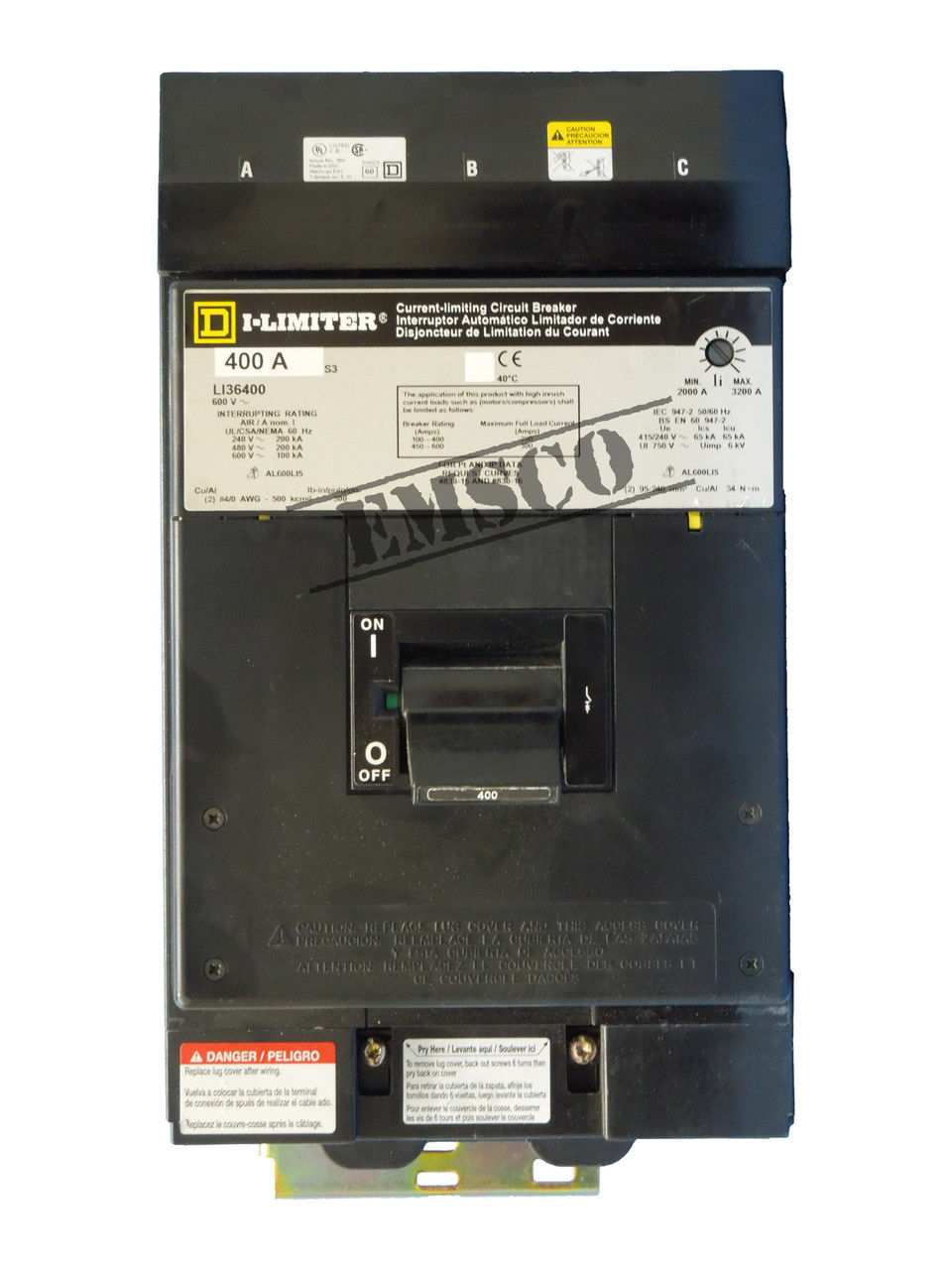 Picture of LI36400 Square D I-Line Circuit Breaker