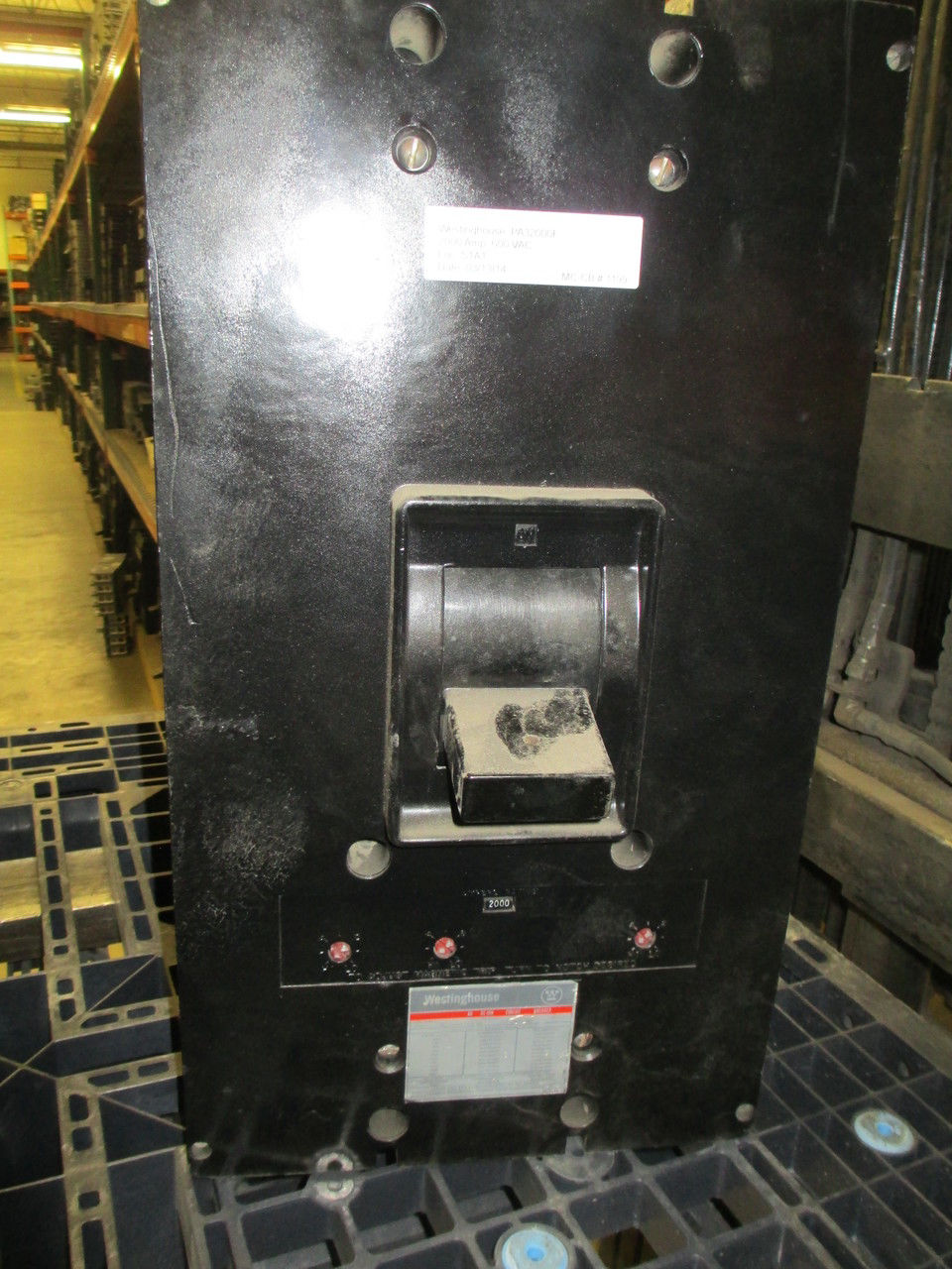 Picture of PA32000F Westinghouse PB Breaker 2000 Amp 600 VAC M/O