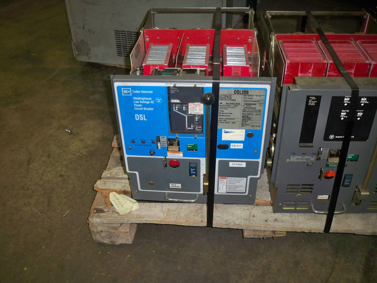 Picture of DSL-206 C-H 800A 600V MO/DO Air Breaker LI