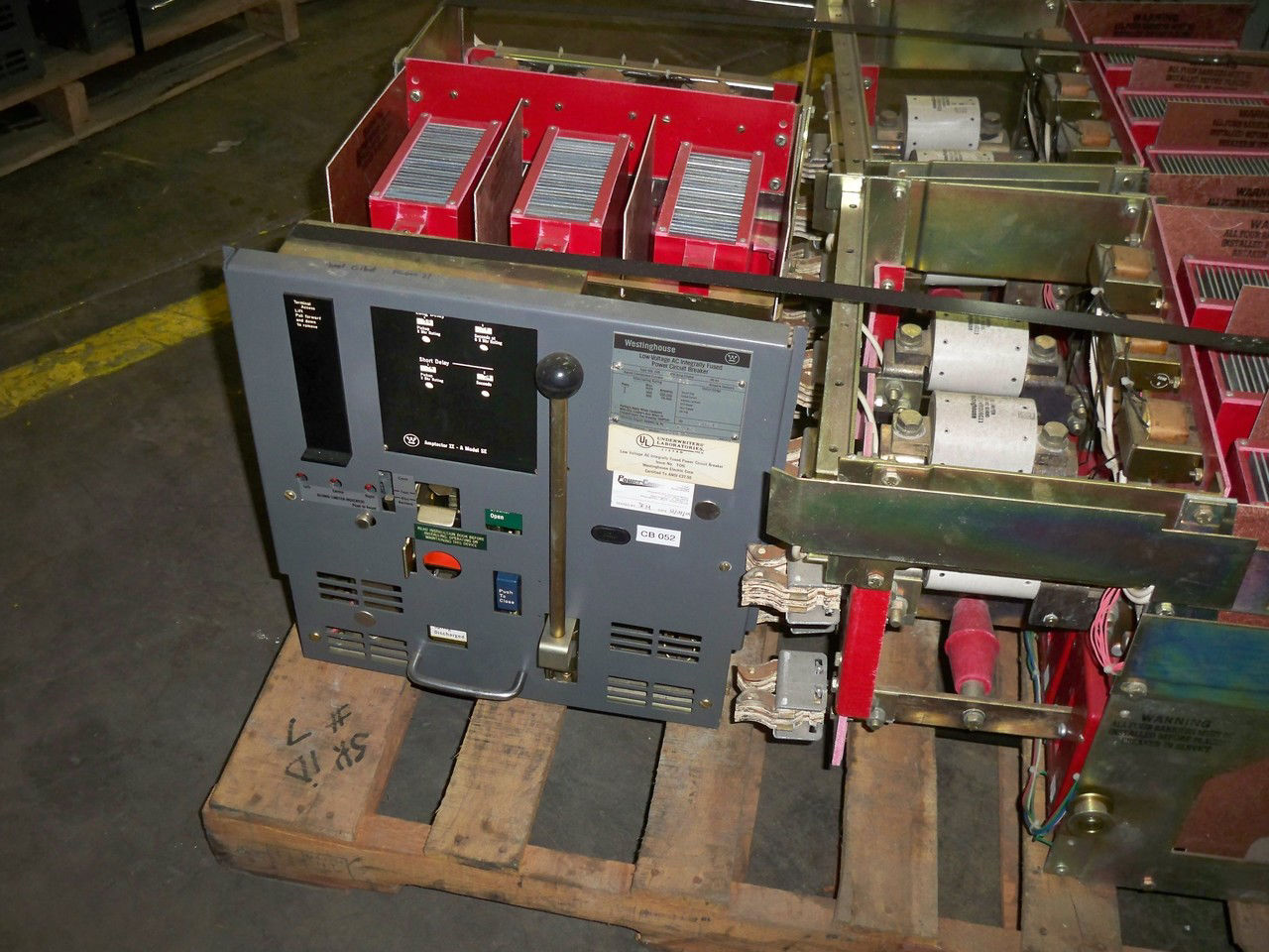 Picture of DSL-206 Westinghouse 800A 600V MO/DO Air Breaker LS