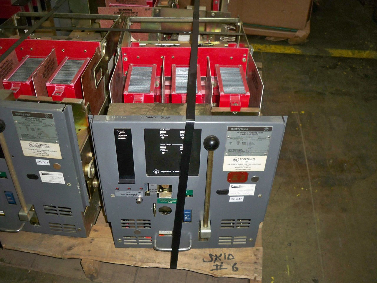 Picture of DSL-206 Westinghouse 800A 600V MO/DO Air Breaker LS