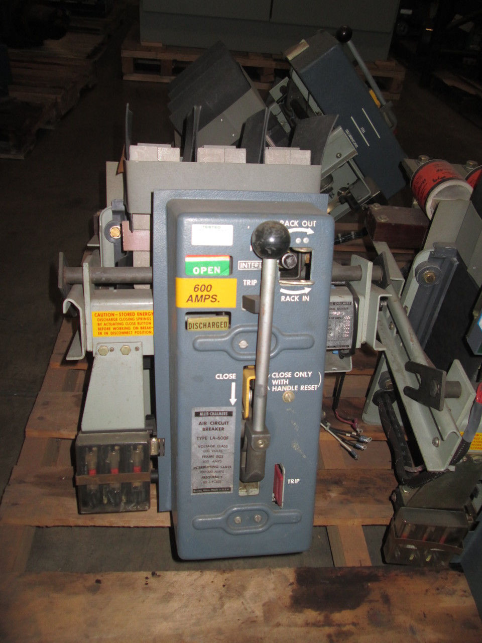 Picture of LA-600F Allis Chalmers 600A 600V Fused Air Breaker MO/DO