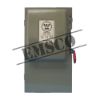 Picture of Westinghouse 30 Amp 600 Volt Fusible Safety Switch R&G