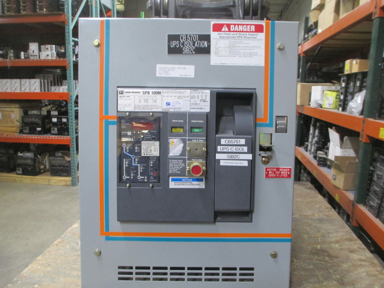 Picture of SPB100M Cutler-Hammer/Westinghouse Breaker 3000 Amp 600 VAC E/O D/O