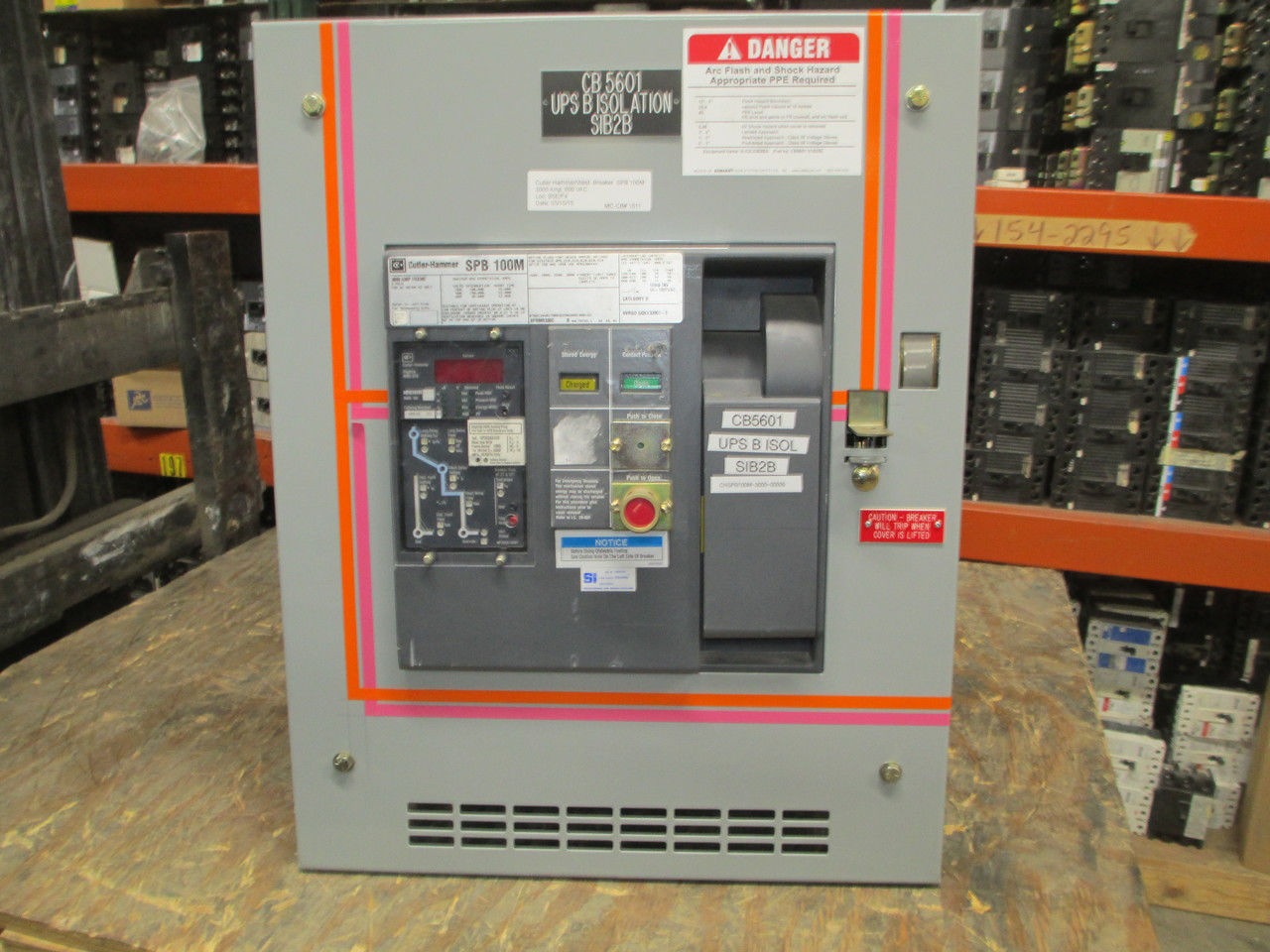 Picture of SPB100M Cutler- Hammer/Westinghouse Breaker 3000 Amp 600 VAC E/O D/O