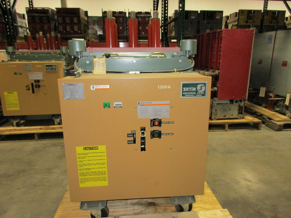 Picture of FKR-255 GE converted to Merlin Gerin Fluarc FG 2 15KV 1200A Vacuum Breaker