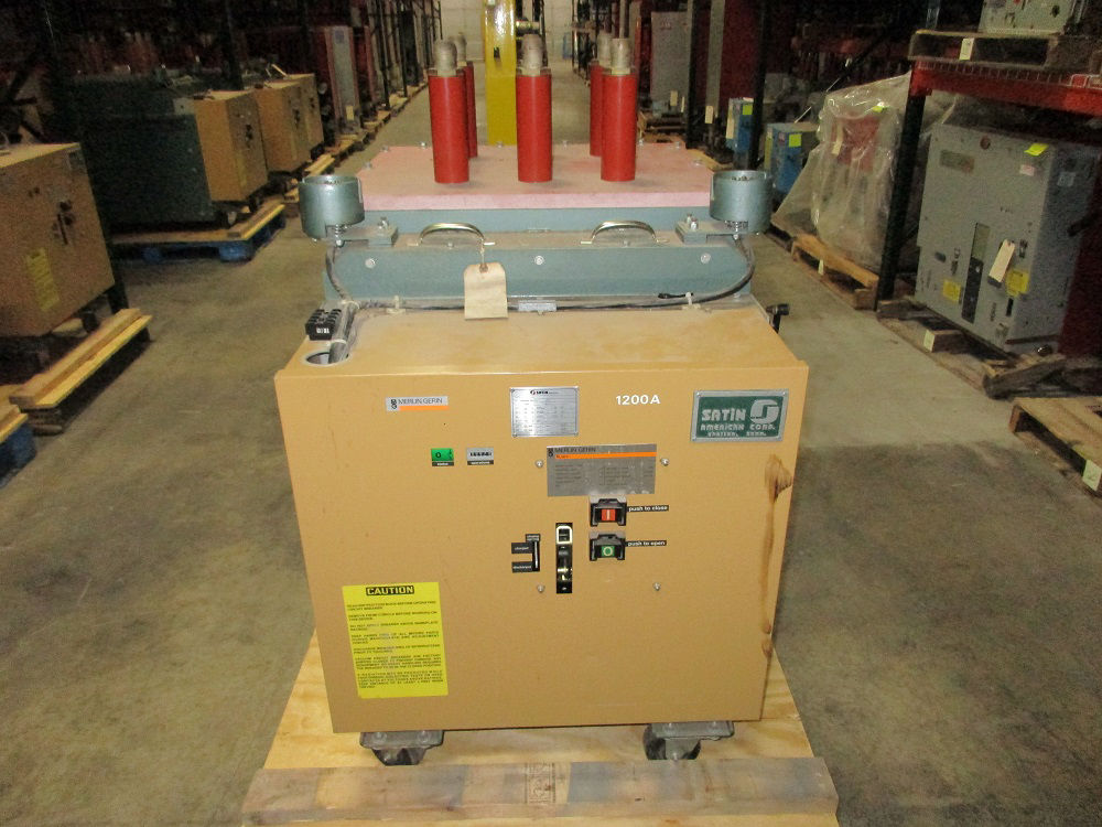 Picture of FKR-255 GE converted to Merlin Gerin Fluarc FG 2 15KV 1200A Vacuum Breaker EO/DO