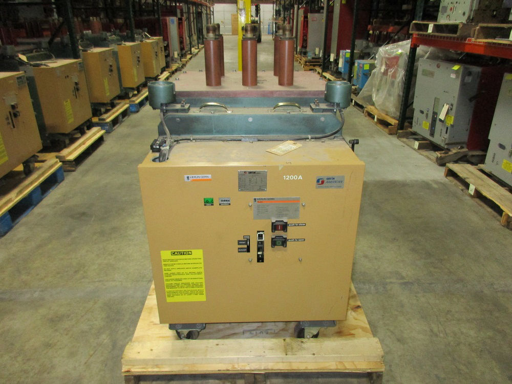 Picture of FKR-255 GE converted to Merlin Gerin Fluarc FG 2 15KV 1200A Vacuum Breaker