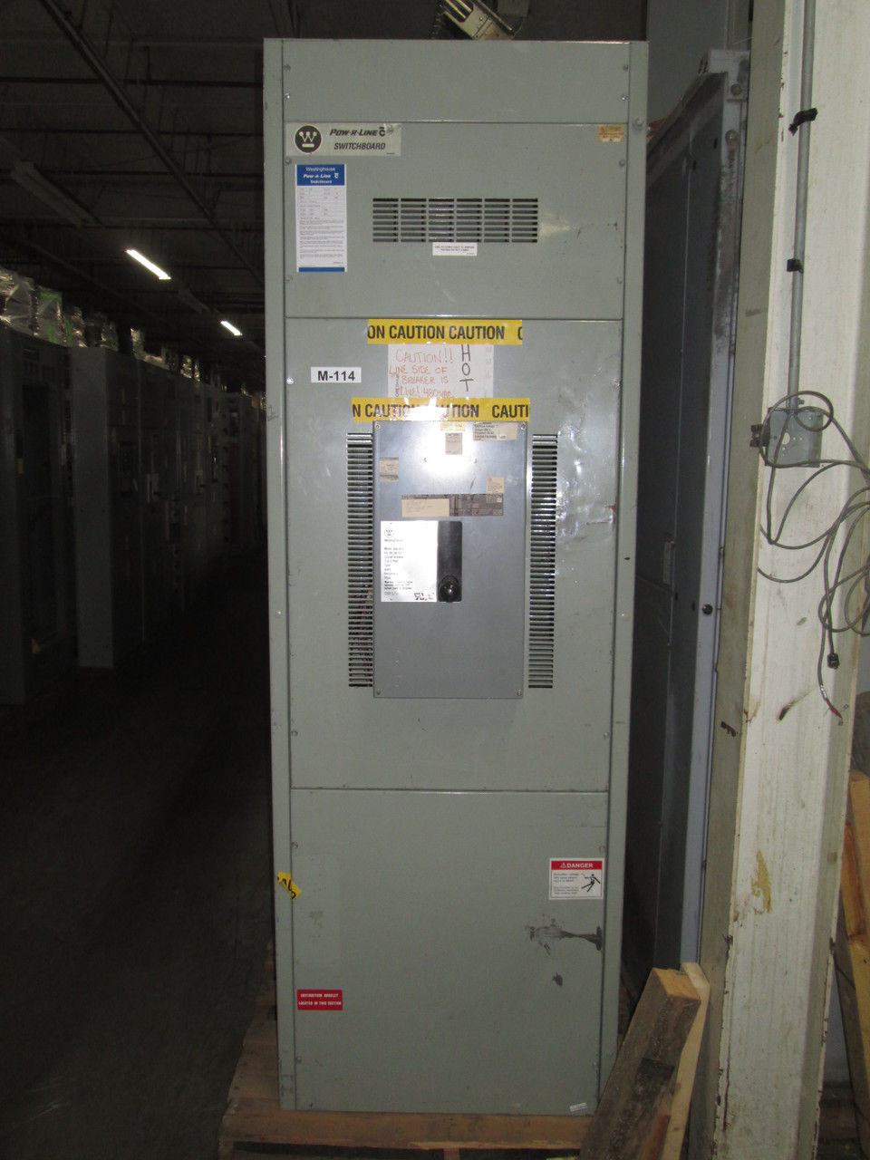 Picture of Westinghouse Pow-R-Line C Switchboard PC62000PM | 1600 Amp Fusible Main | 480V 3-Phase 3-Wire | NEMA 1 R&G