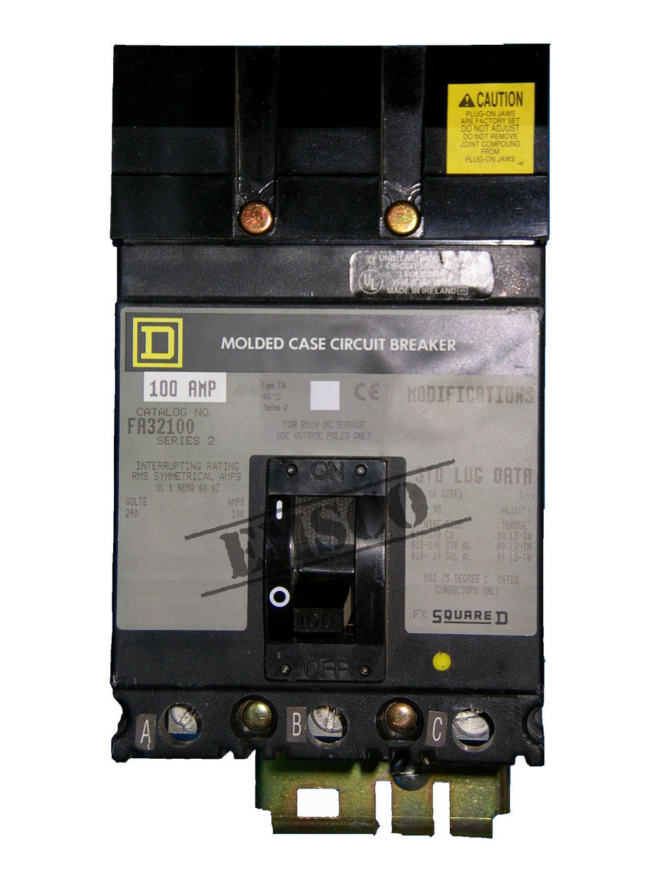 Picture of FA32100 Square D I-Line Circuit Breaker