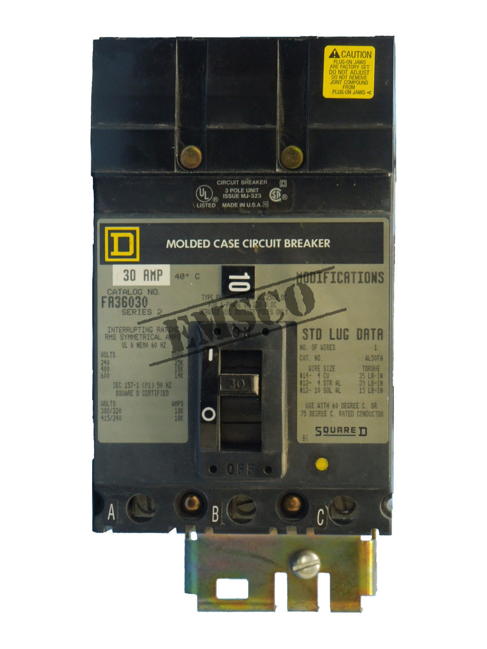 Picture of FA34030 Square D I-Line Circuit Breaker