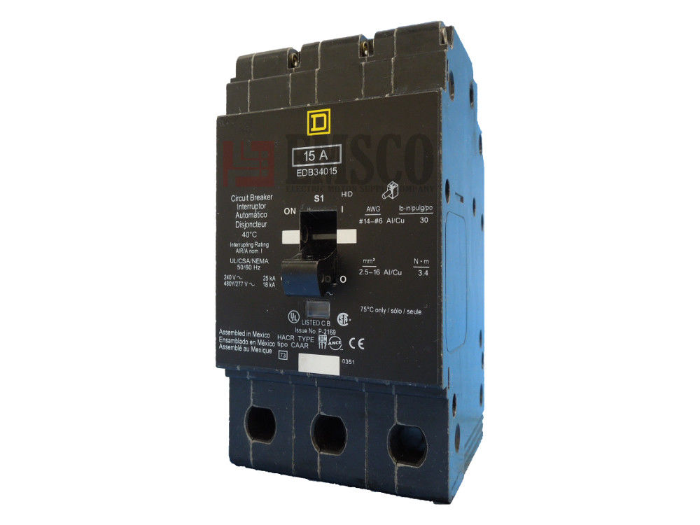 Picture of EDB34015 Square D Circuit Breaker