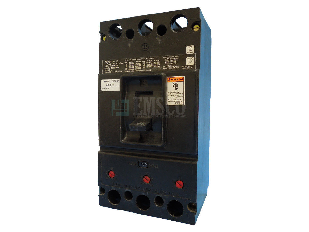 Picture of KA3150 Westinghouse Circuit Breaker