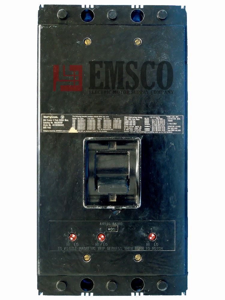 Picture of MA3800F Westinghouse Circuit Breaker