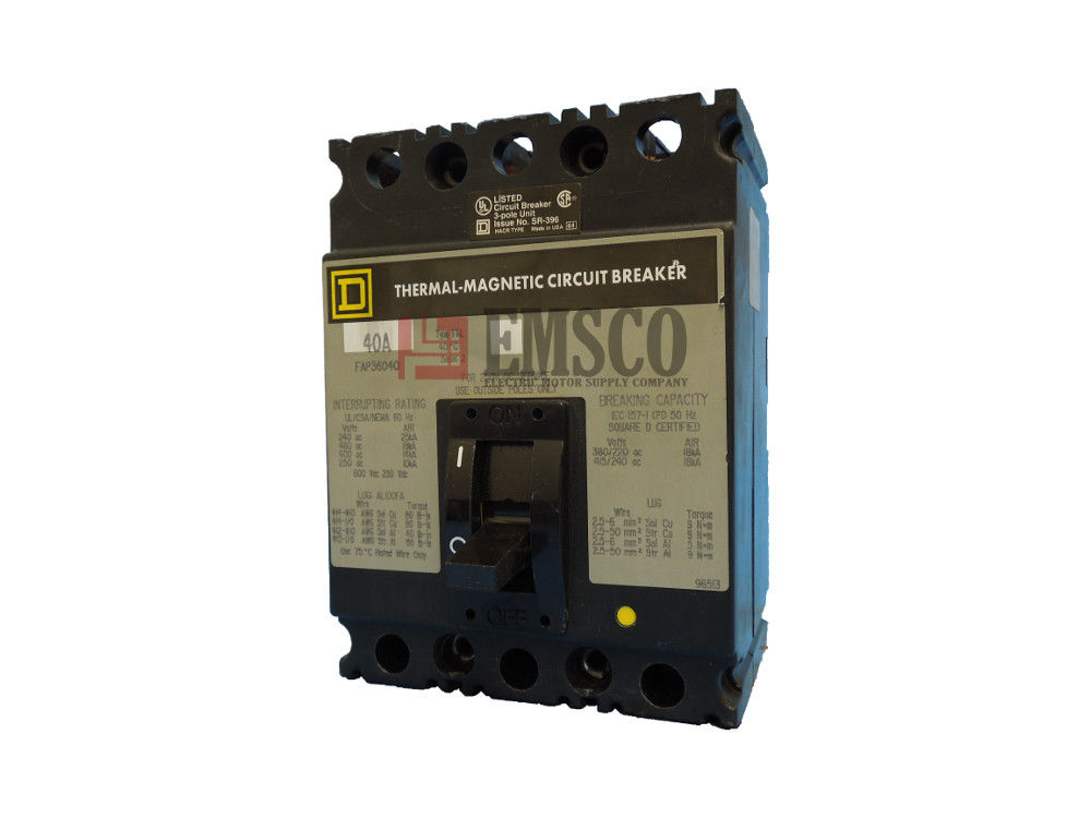 Picture of FAP36040 Square D Circuit Breaker