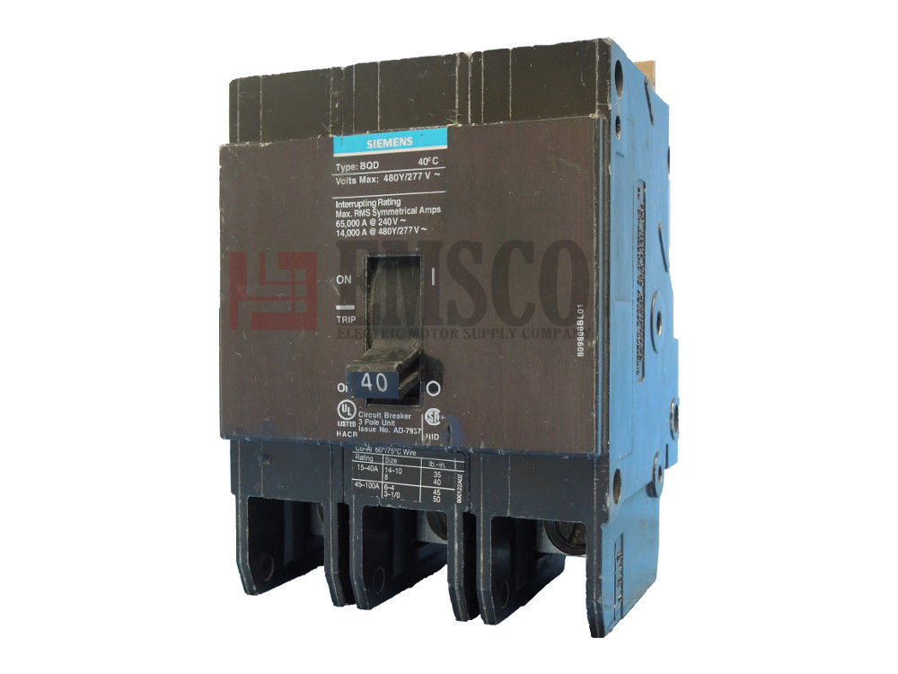 Picture of BQD340 Siemens Circuit Breaker