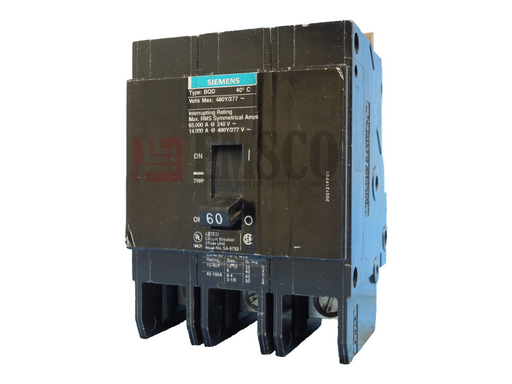 Picture of BQD360 Siemens Circuit Breaker