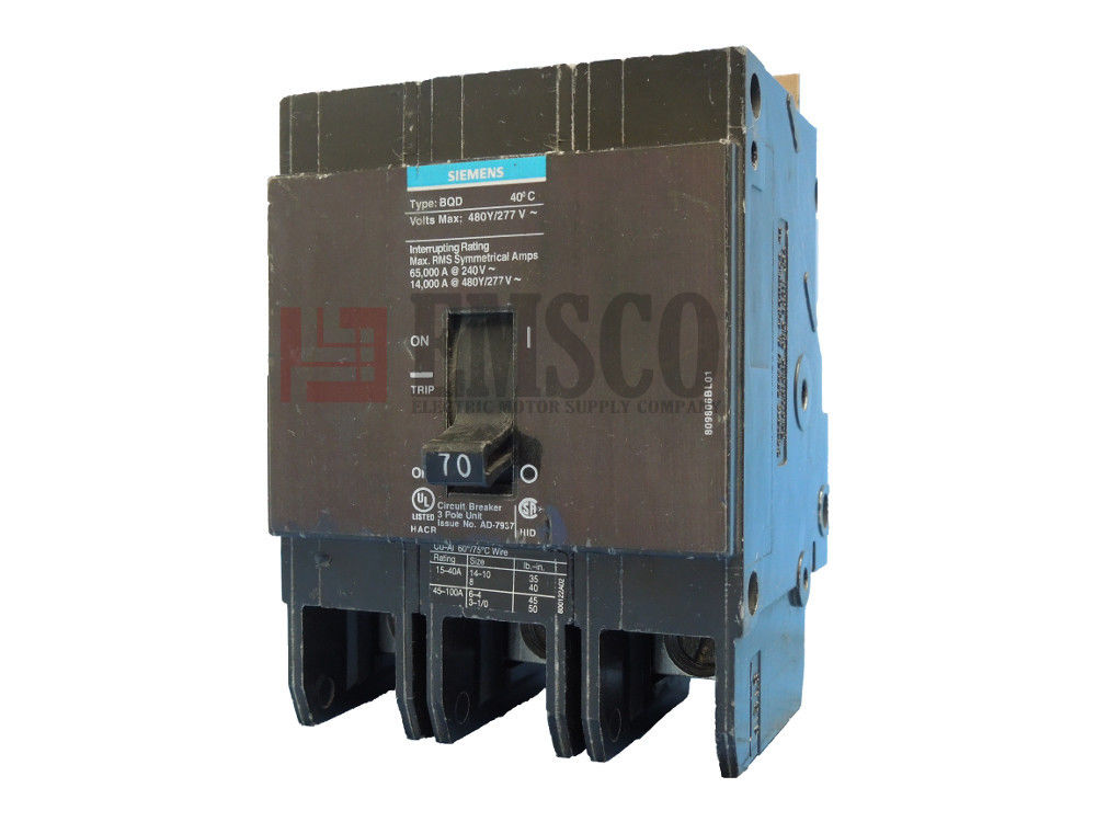 Picture of BQD370 Siemens Circuit Breaker