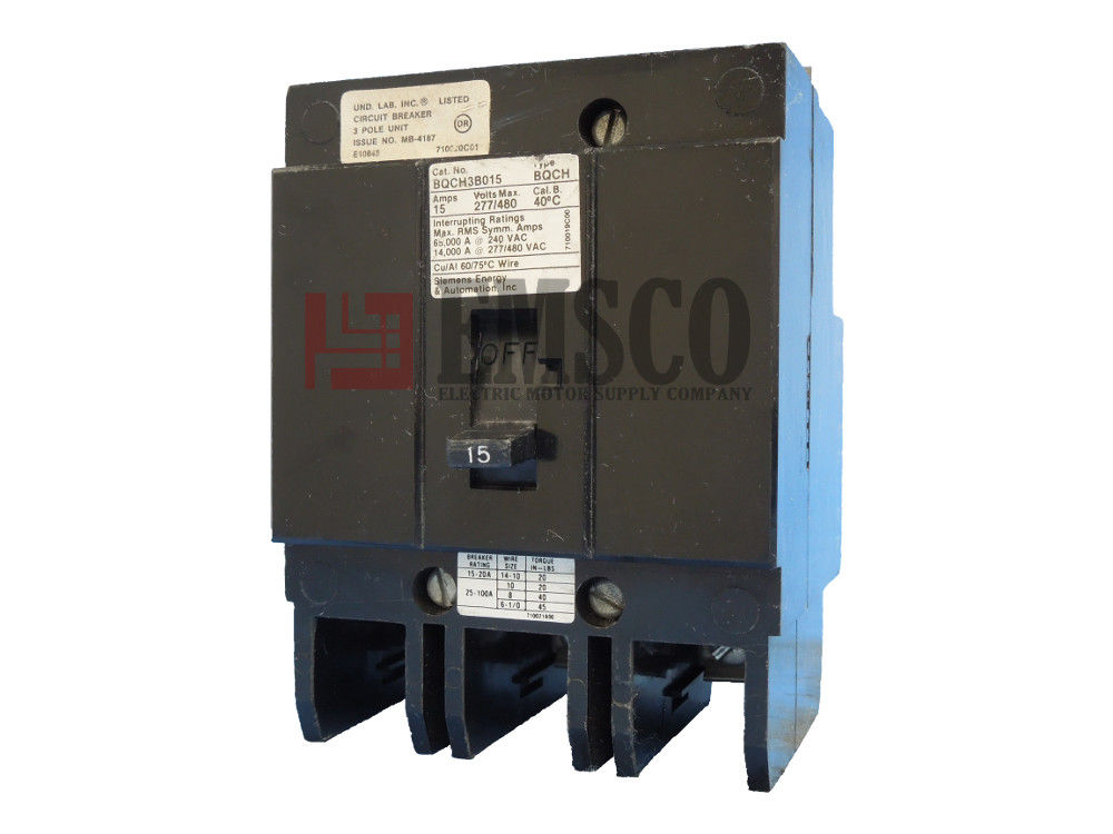 Picture of BQCH3B015 Siemens Circuit Breaker