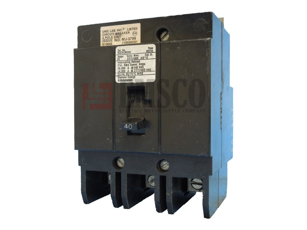 Picture of BQCH3B040 Siemens Circuit Breaker