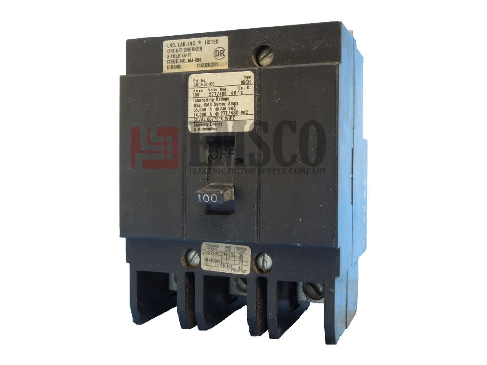 Picture of BQCH3B100 Siemens Circuit Breaker