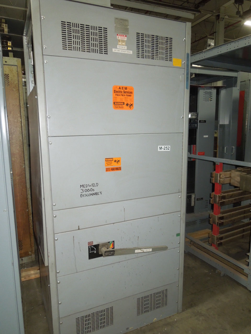 Picture of Electro-Mechanical Industries BPS Switchboard VLB3412 | 3000 Amp Main Fusible | 480Y/277V 3-Phase 4-Wire | NEMA 1 R&G