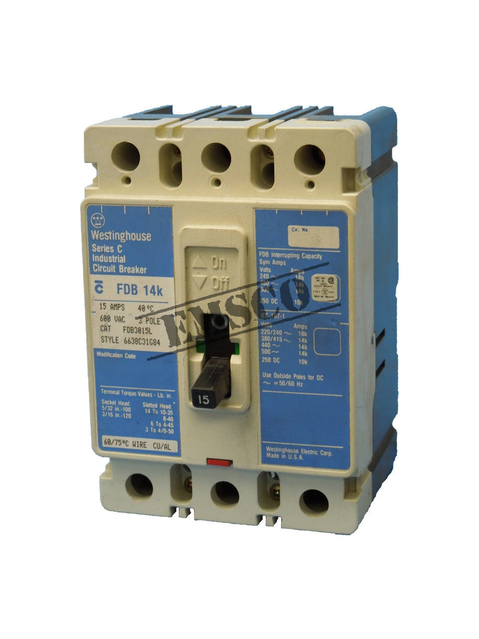 Picture of FDB3015 Cutler-Hammer Circuit Breaker