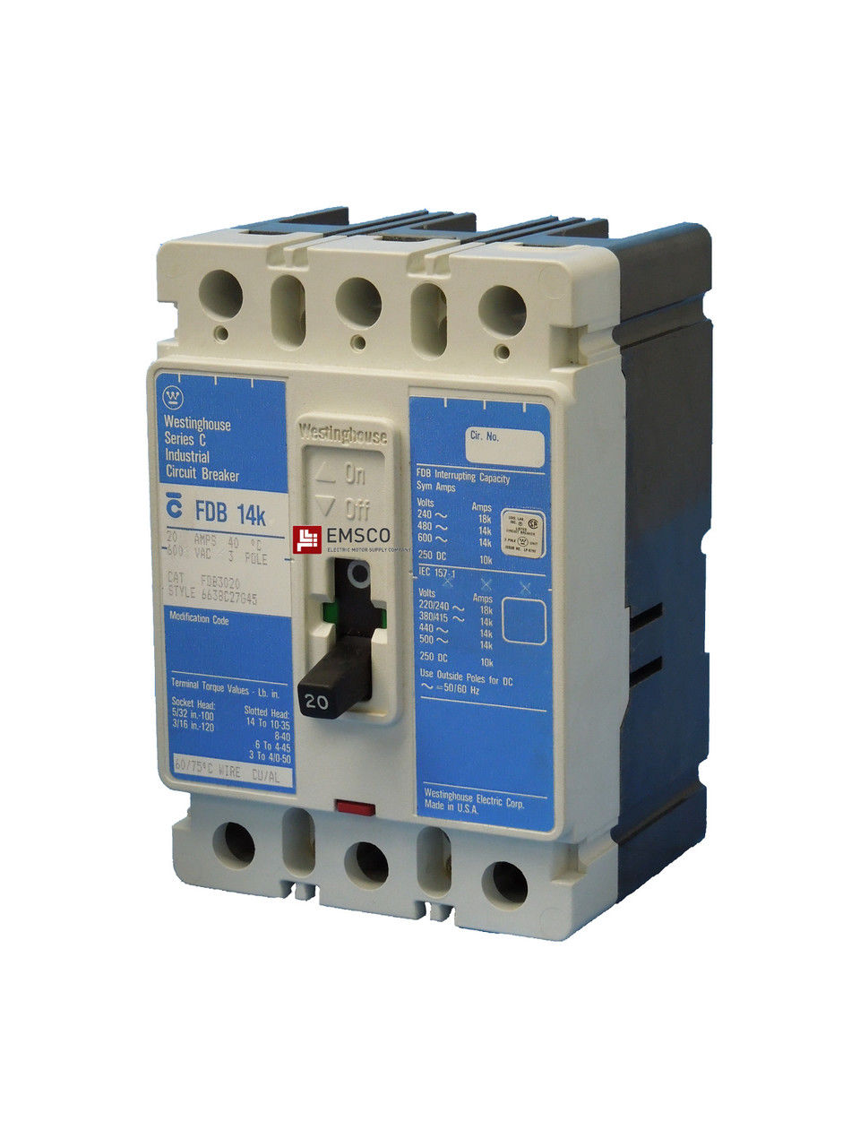 Picture of FDB3020 Cutler-Hammer Circuit Breaker