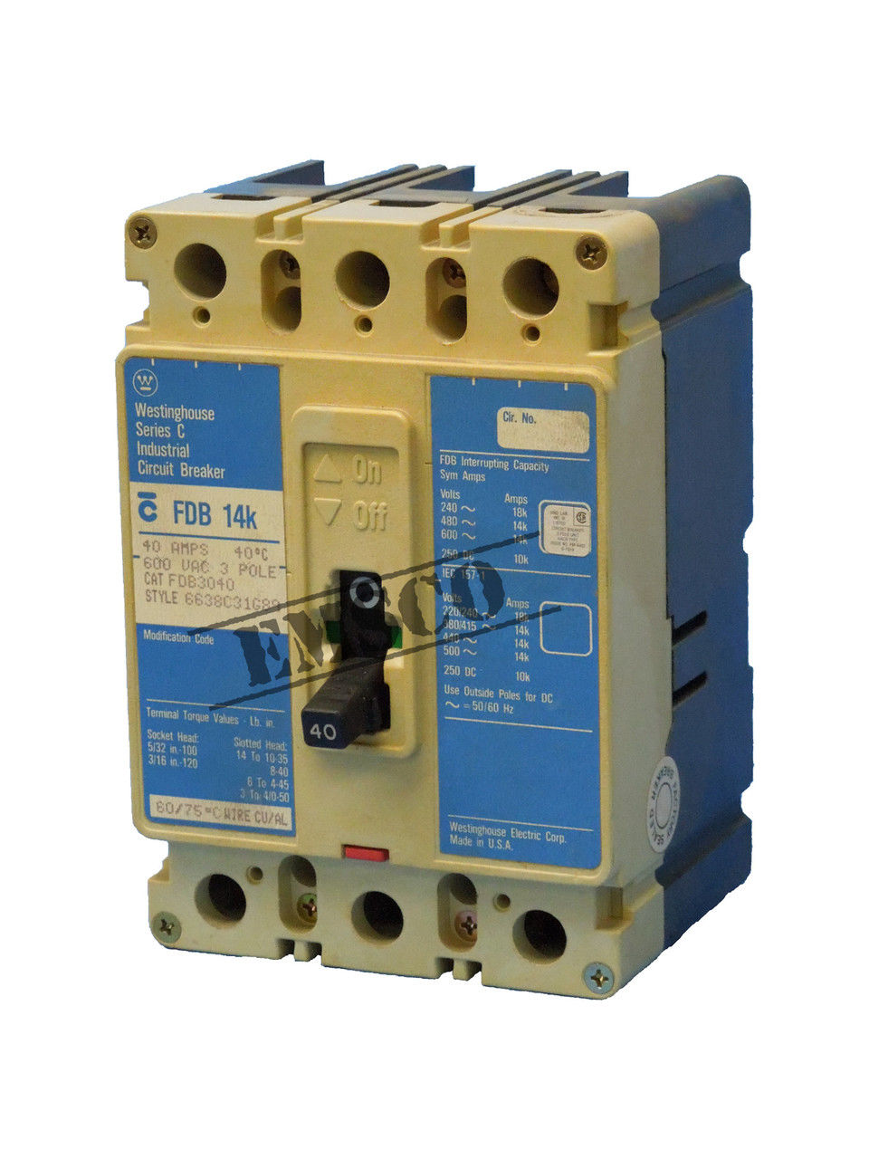 Picture of FDB3040 Cutler-Hammer Circuit Breaker