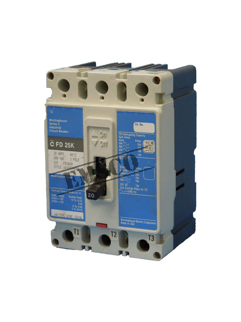 Picture of FD3020 Cutler-Hammer Circuit Breaker