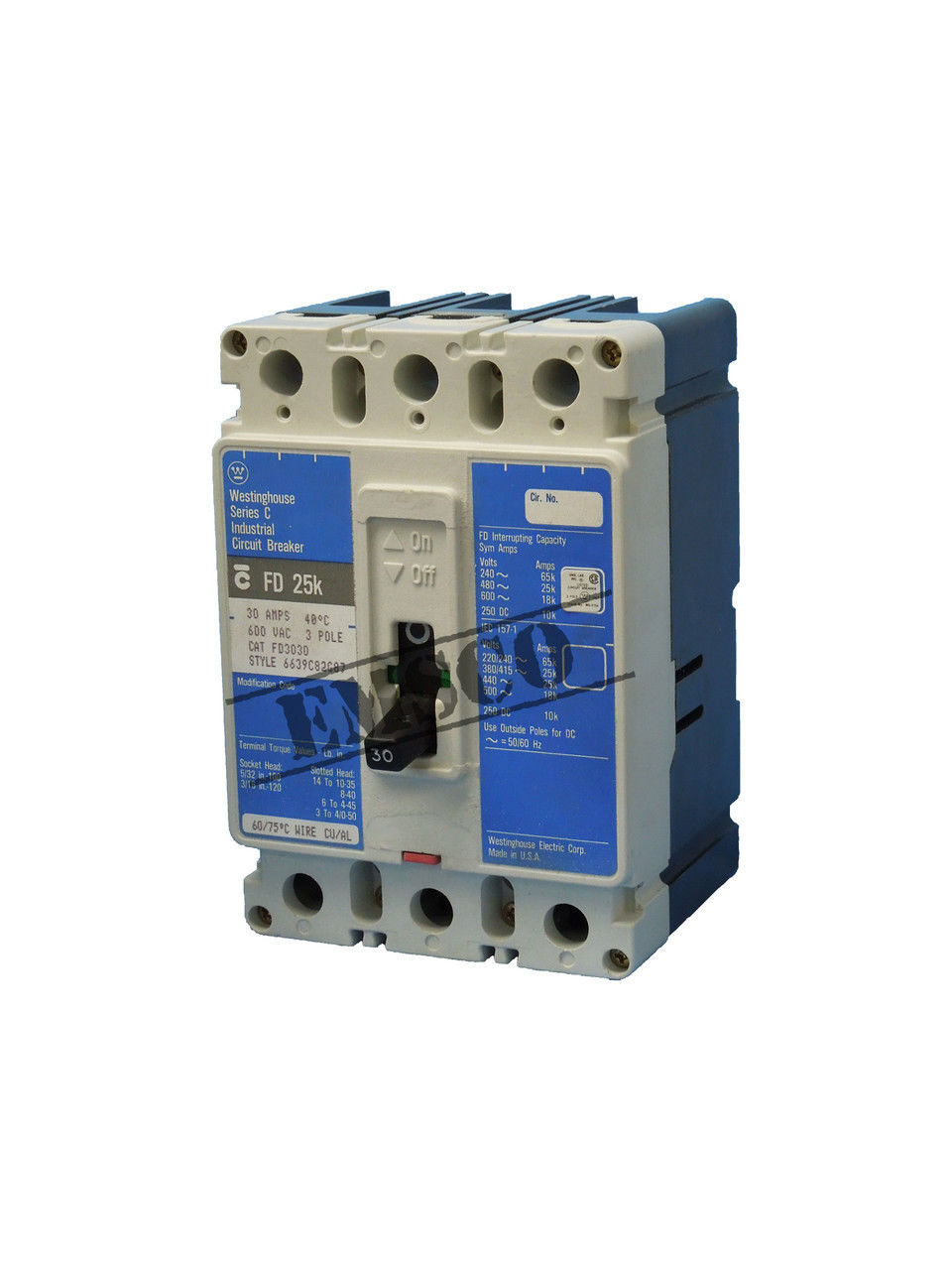 Picture of FD3030 Cutler-Hammer Circuit Breaker