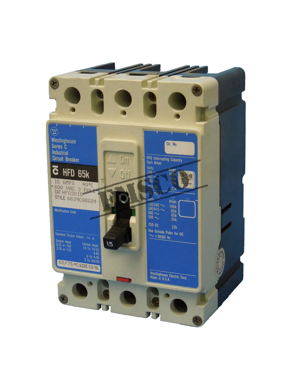 Picture of HFD3015 Cutler-Hammer Circuit Breaker