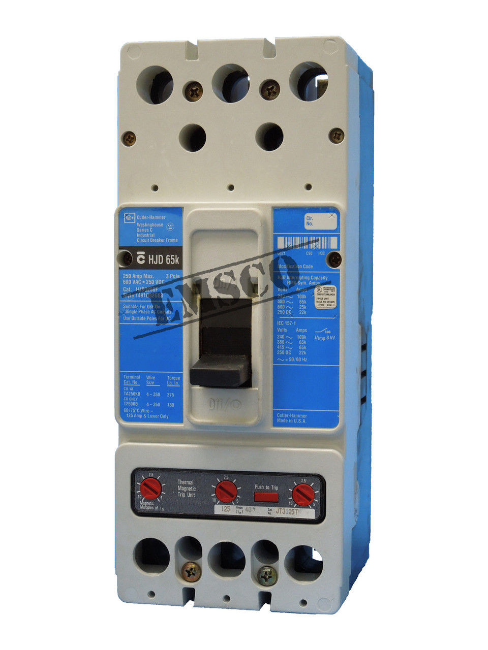 Picture of HJD3125 Cutler-Hammer Circuit Breaker