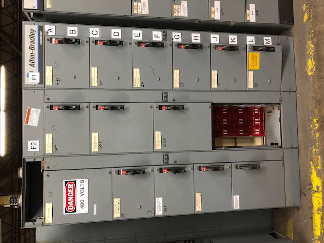 Picture of Allen-Bradley 2100 Series MCC 800 Amp MLO 480Y/277 Volt R&G