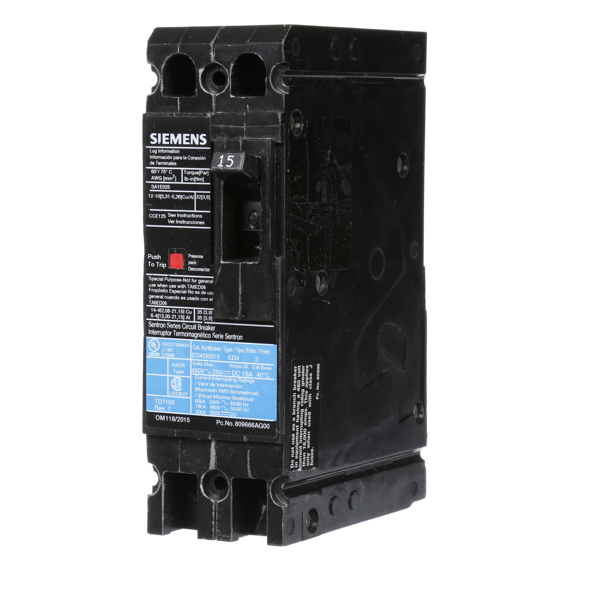 Picture of ED42B015 ITE & Siemens Circuit Breaker