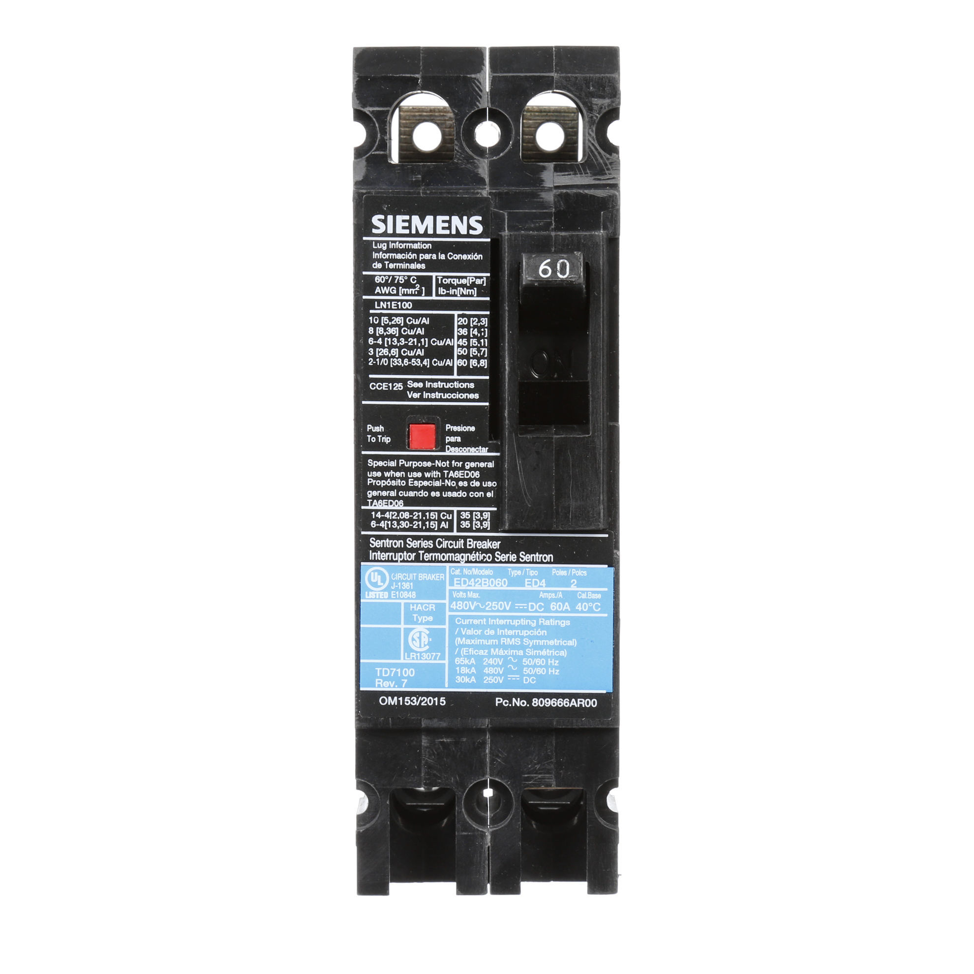 Picture of ED42B060 ITE & Siemens Circuit Breaker