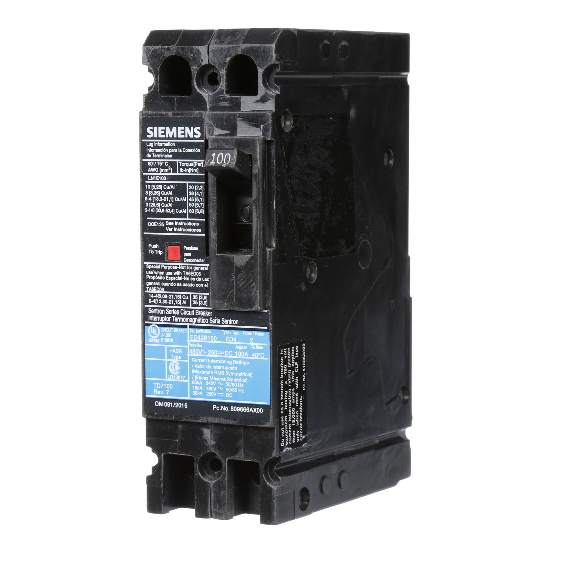 Picture of ED42B100 ITE & Siemens Circuit Breaker