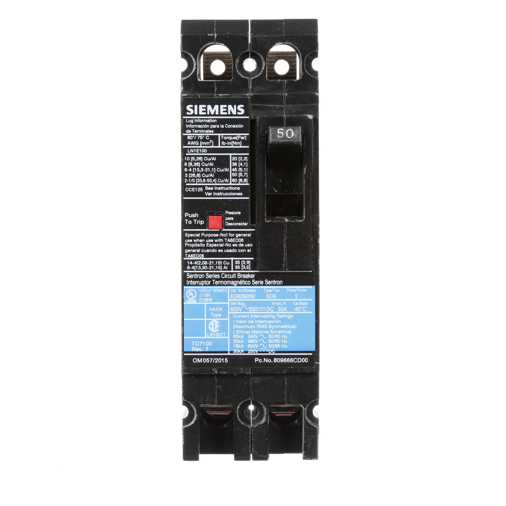 Picture of ED62B050 ITE & Siemens Circuit Breaker