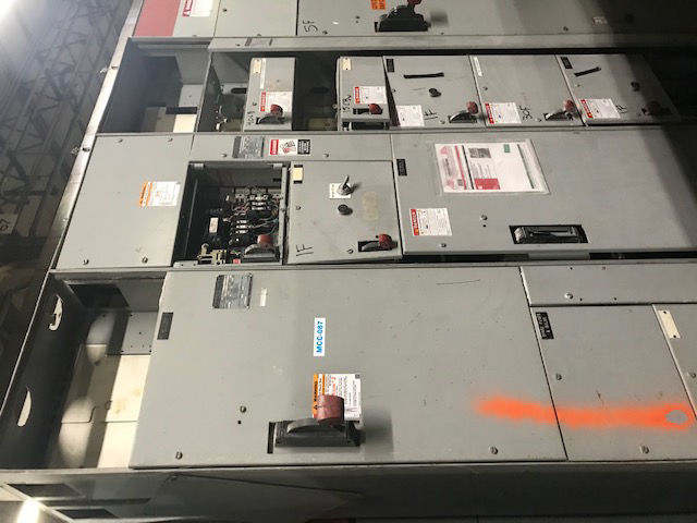 Picture of GE 8000 Series MCC 600 Amp Fused Main 480Y/277 Volt R&G