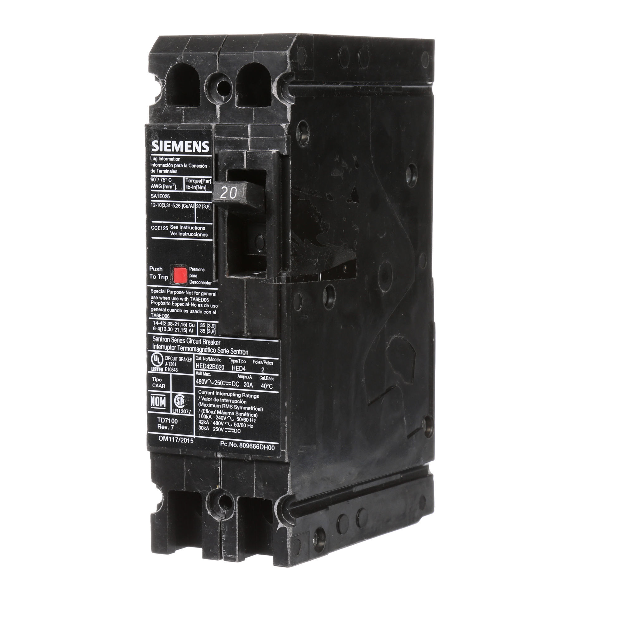 Picture of HED42B020 ITE & Siemens Circuit Breaker