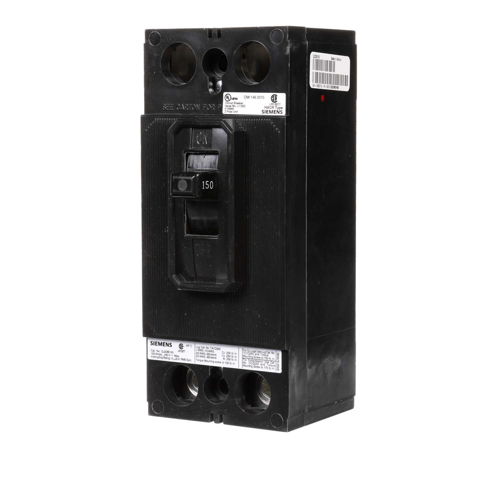 Picture of QJ22B150 ITE & Siemens Circuit Breaker