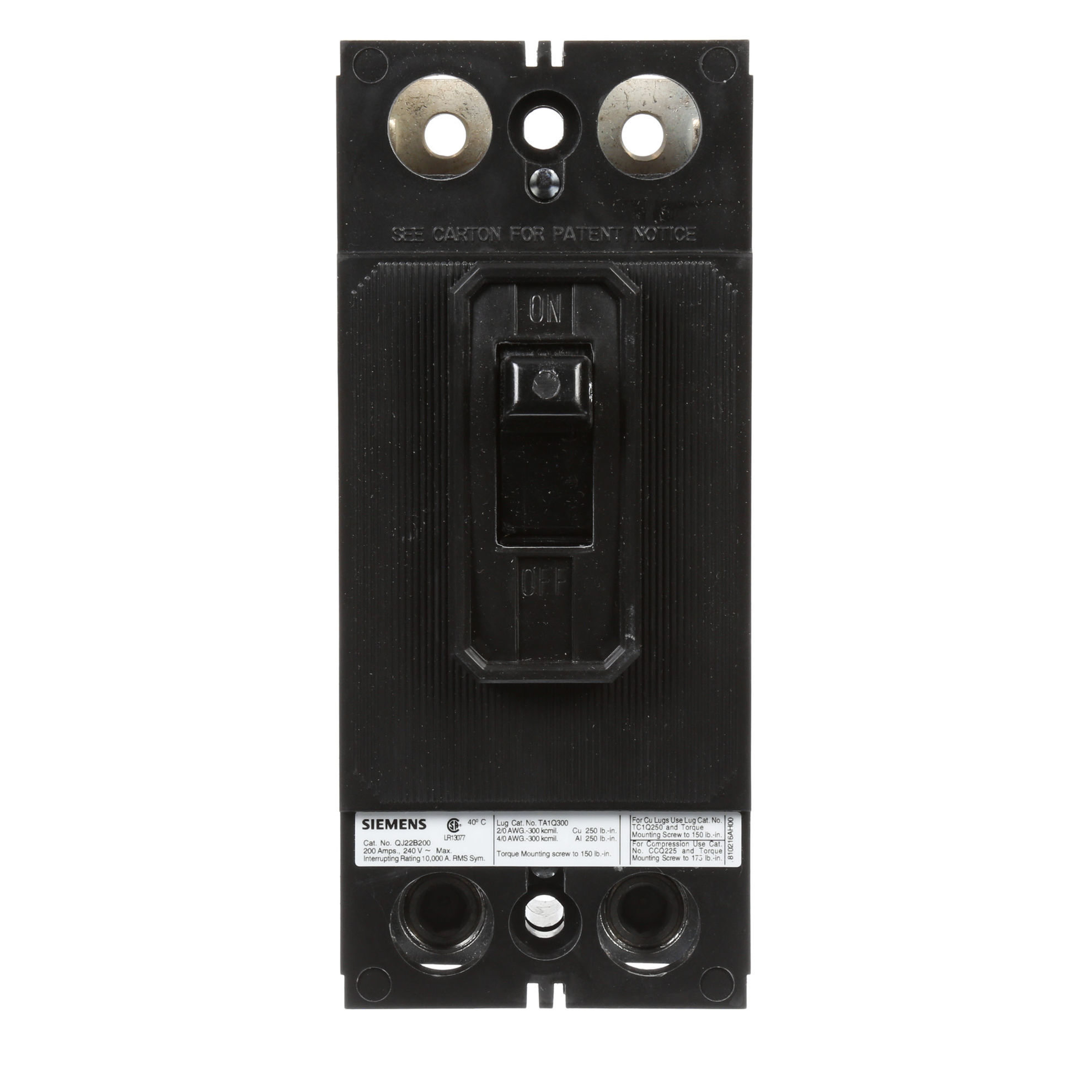 Picture of QJ22B200 ITE & Siemens Circuit Breaker