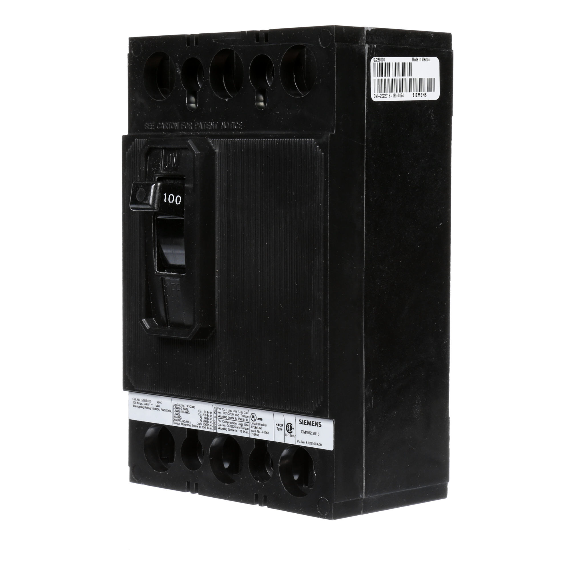 Picture of QJ23B100 ITE & Siemens Circuit Breaker