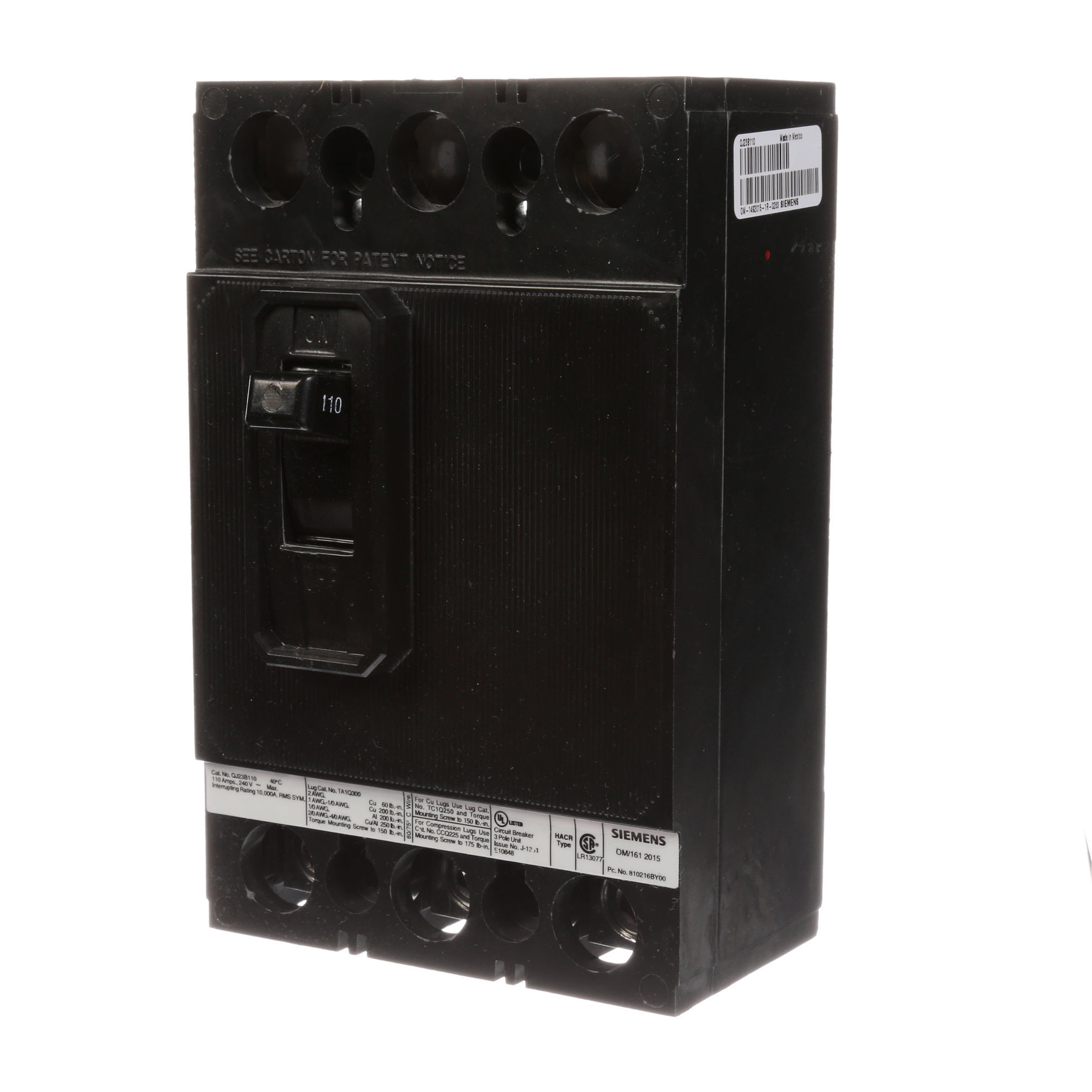 Picture of QJ23B110 ITE & Siemens Circuit Breaker